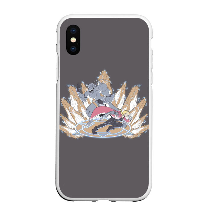 Чехол для iPhone XS Max матовый Стальной Алхимик фото