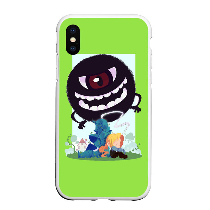 Чехол для iPhone XS Max матовый Стальной Алхимик фото