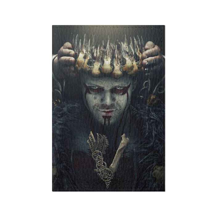 Обложка для паспорта матовая кожа Викинги - Ивар фото