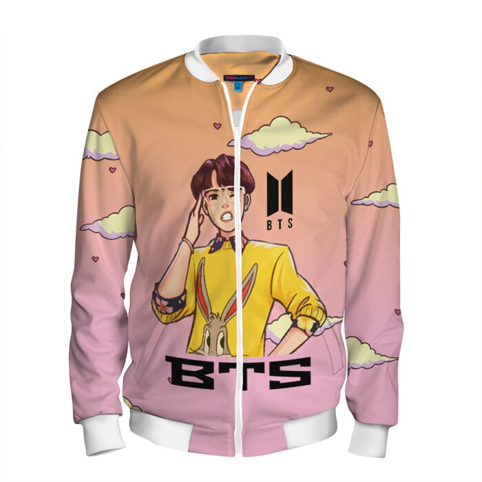 Мужской бомбер 3D BTS фото