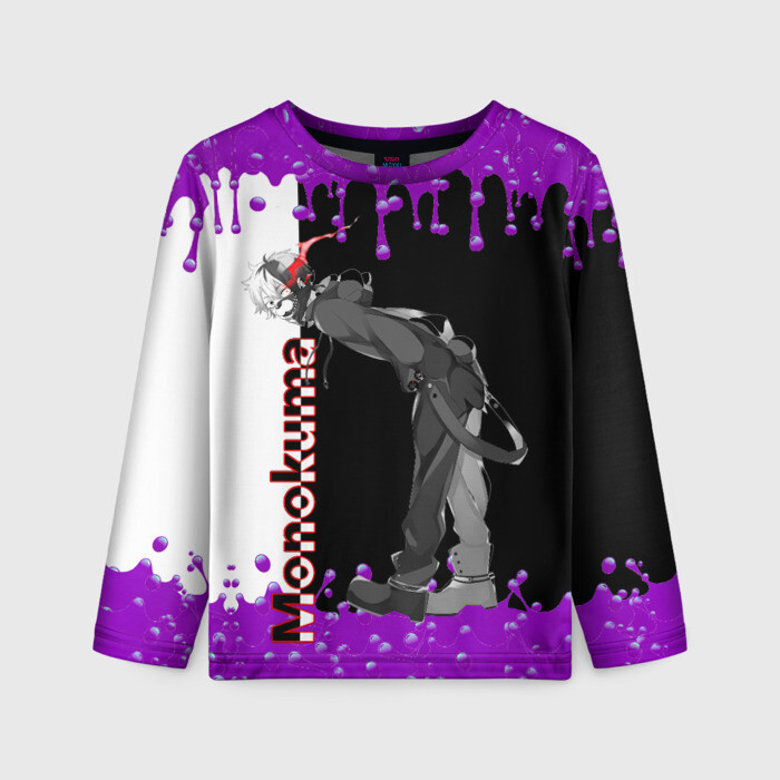 Детский лонгслив 3D  Monokuma фото