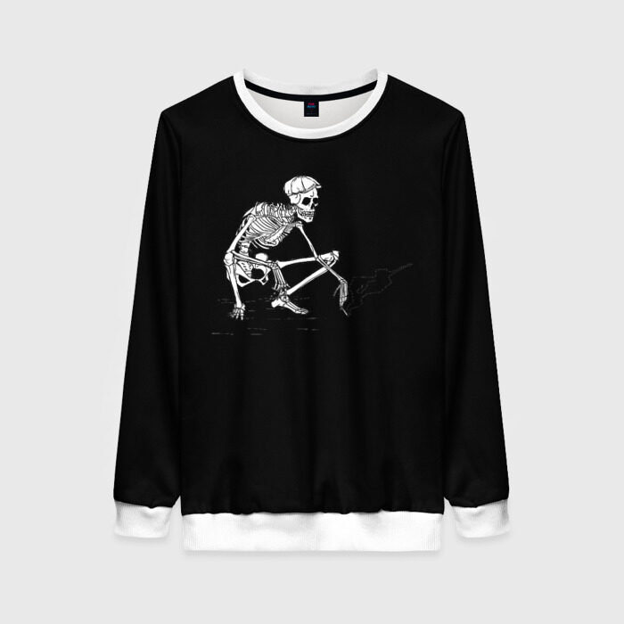 Женский свитшот 3D Slavs Skeleton фото