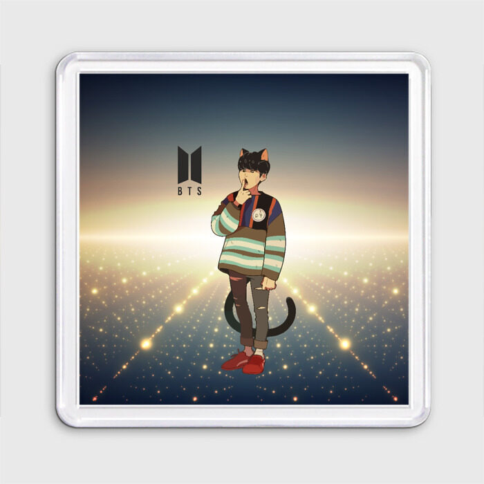 Магнит 55*55 BTS фото