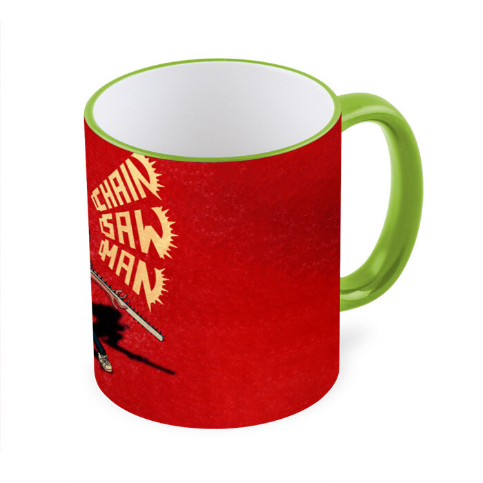 Кружка Человек Бензопила фото