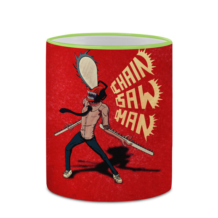 Кружка Человек Бензопила фото