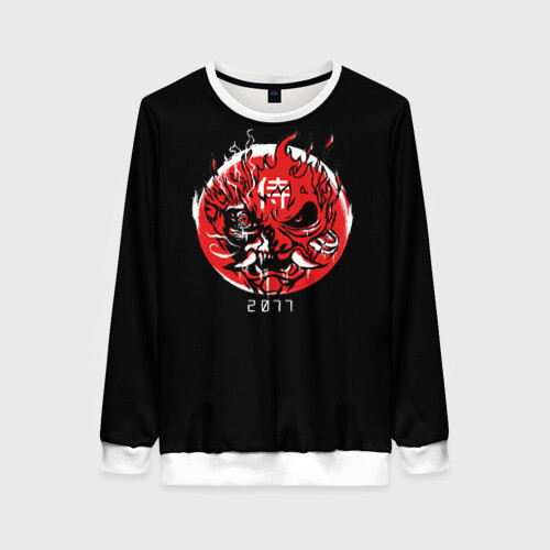 Женский свитшот 3D ONI 2077 фото