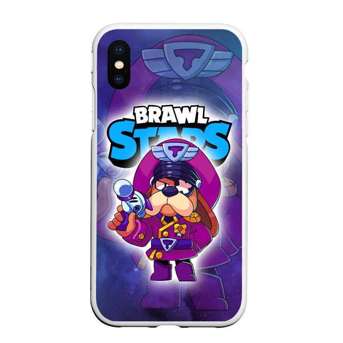 Чехол для iPhone XS Max матовый Генерал Гавс - Brawl Stars фото