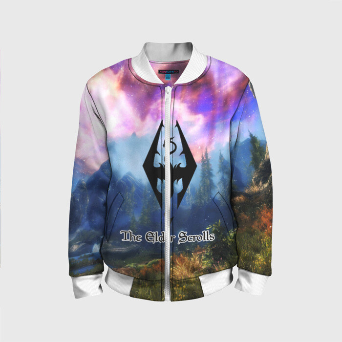 Детский бомбер 3D The Elder Scrolls фото