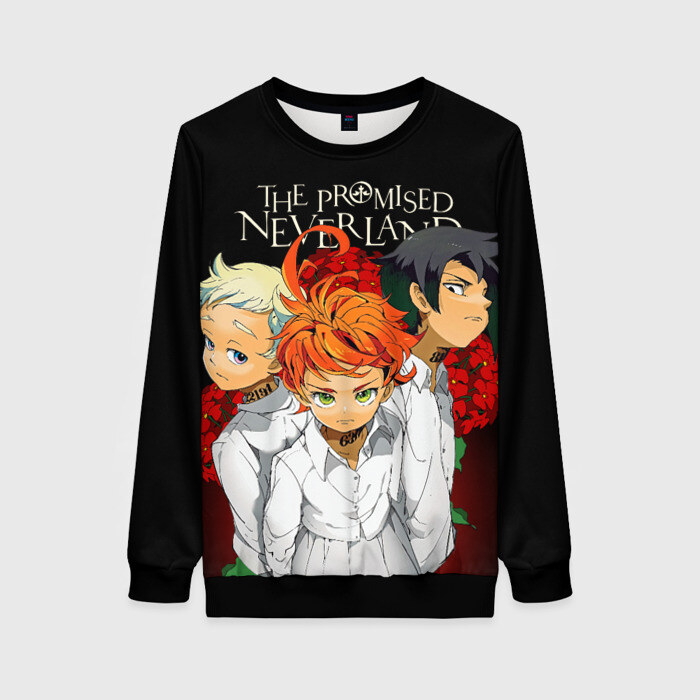 Женский свитшот 3D Обещанный Неверленд фото