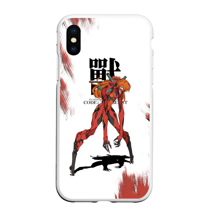 Чехол для iPhone XS Max матовый Евангилион фото