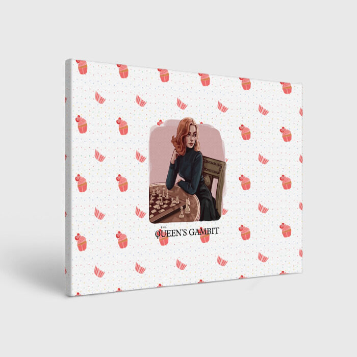 Холст прямоугольный Queens Gambit Ход Королевы фото