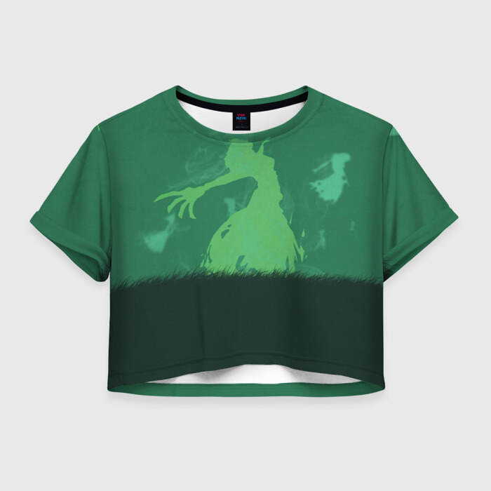 Женская футболка Crop-top 3D Death Prophet фото