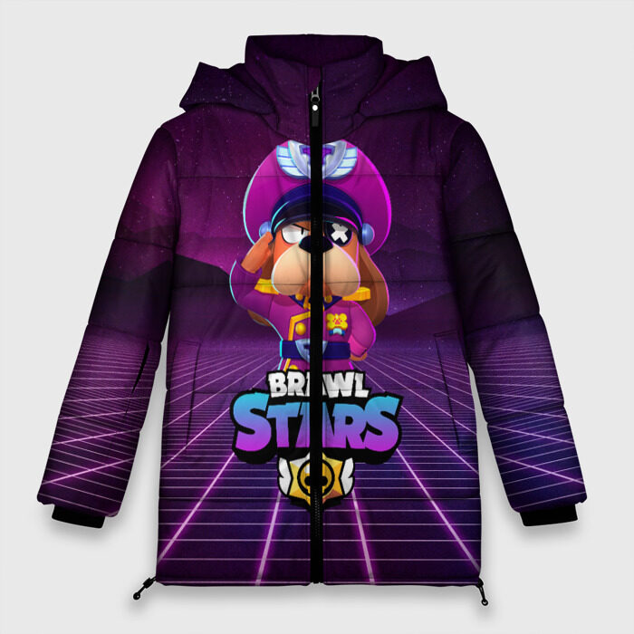 Женская зимняя куртка 3D Brawl Stars - Colonel Ruffs фото