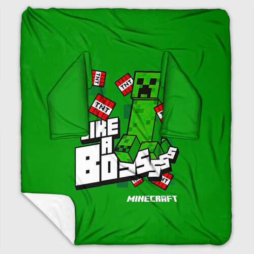 Плед с рукавами Minecraft фото