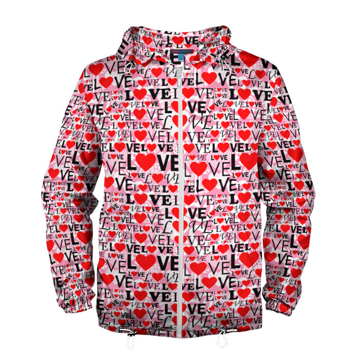 Мужская ветровка 3D LOVE фото