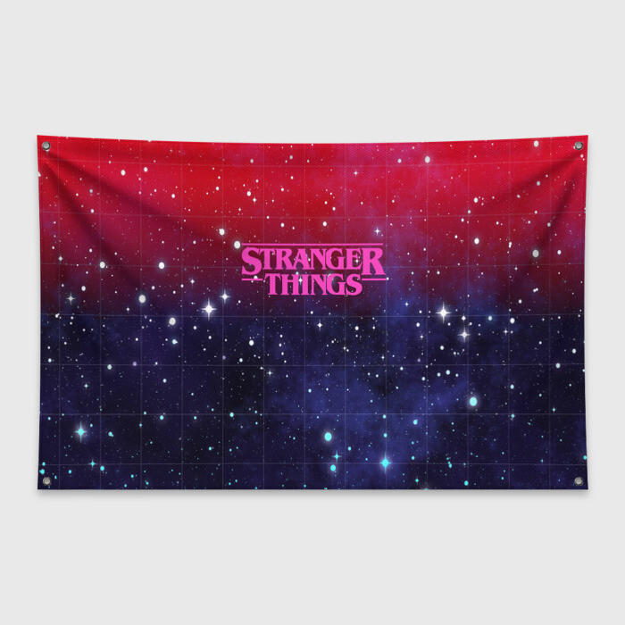 Флаг-баннер Stranger Things фото