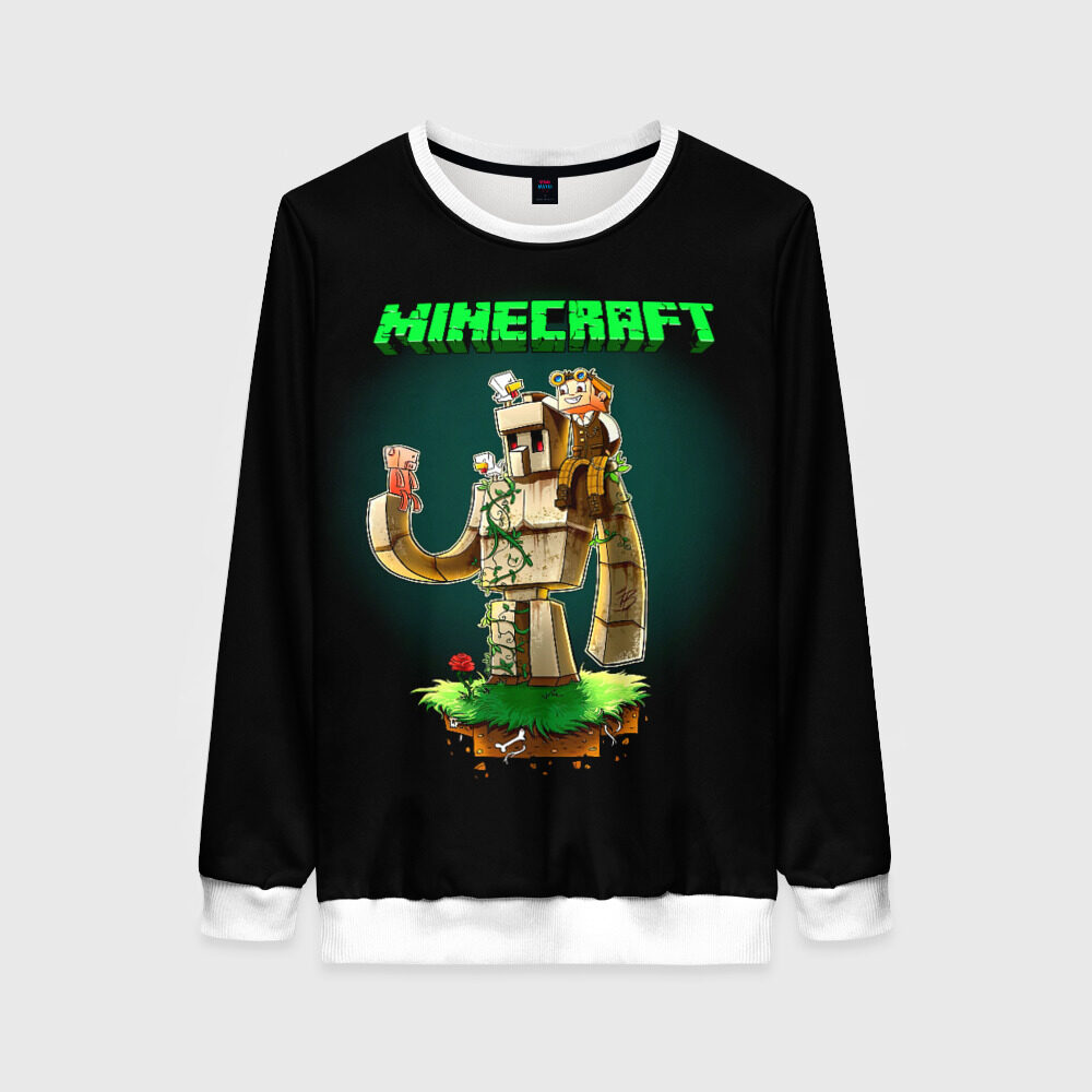 Женский свитшот 3D Minecraft фото