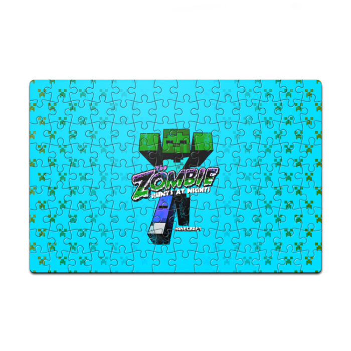 Пазл магнитный 126 элементов Minecraft фото