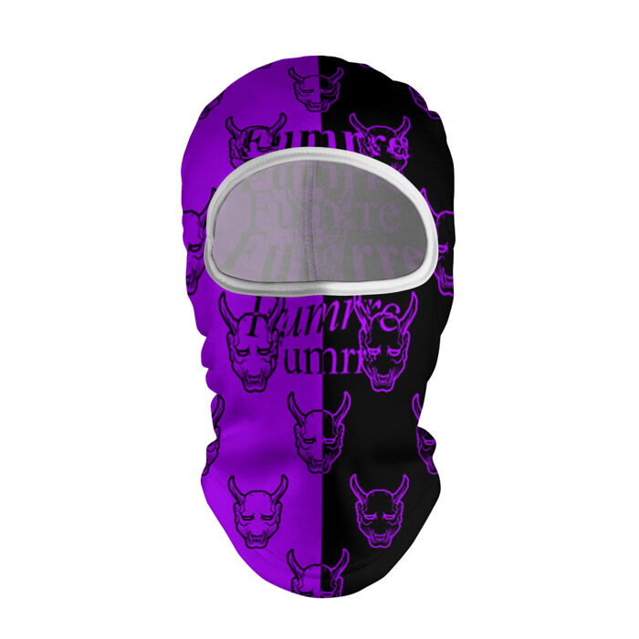 Балаклава 3D DEMON BLACK/PURPLE фото