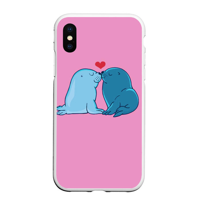 Чехол для iPhone XS Max матовый Любовь фото