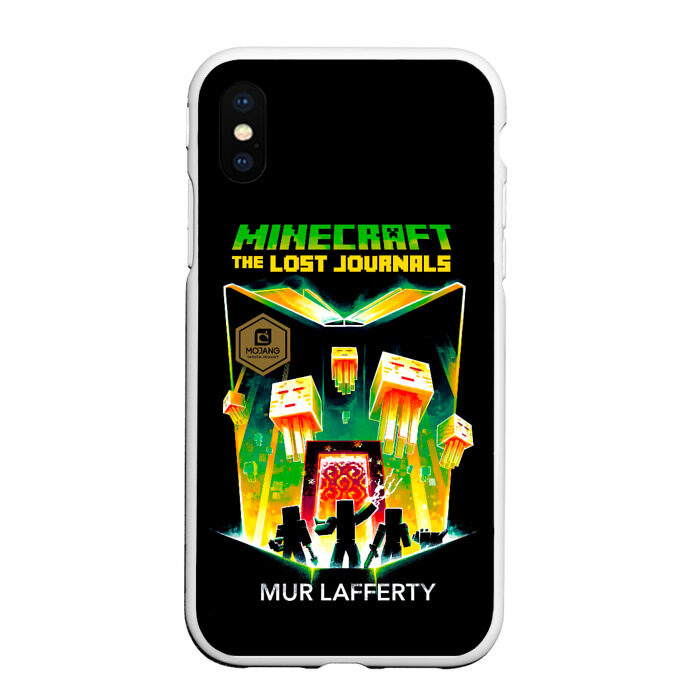 Чехол для iPhone XS Max матовый Minecraft the LOST JOURNALS фото