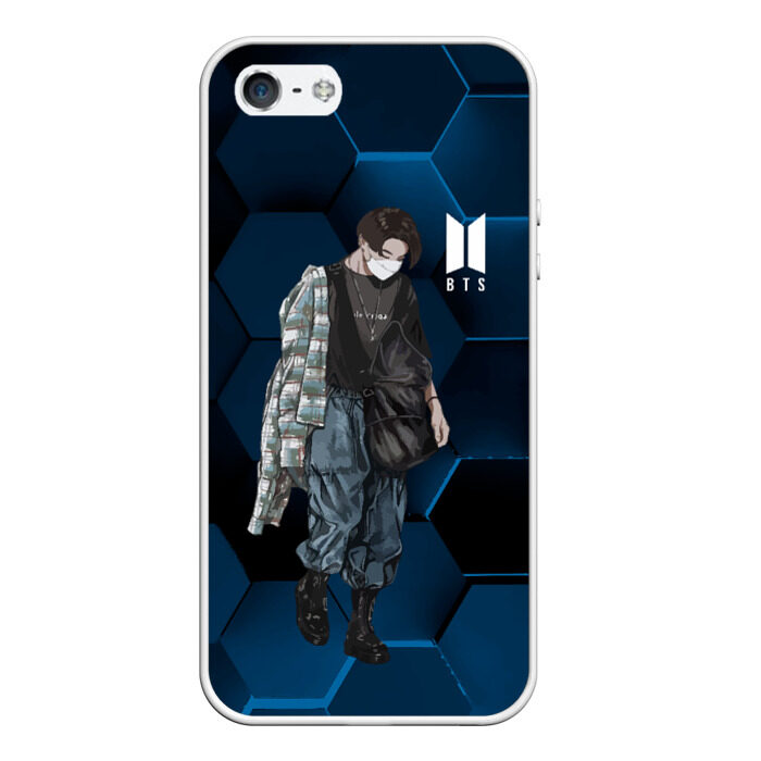 Чехол для iPhone 5/5S матовый BTS фото