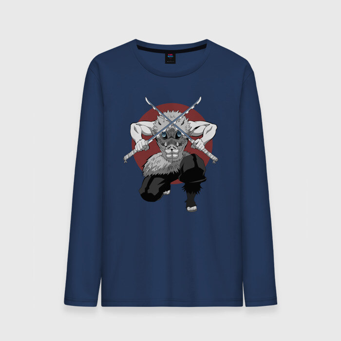 Мужской лонгслив хлопок Иноске фото