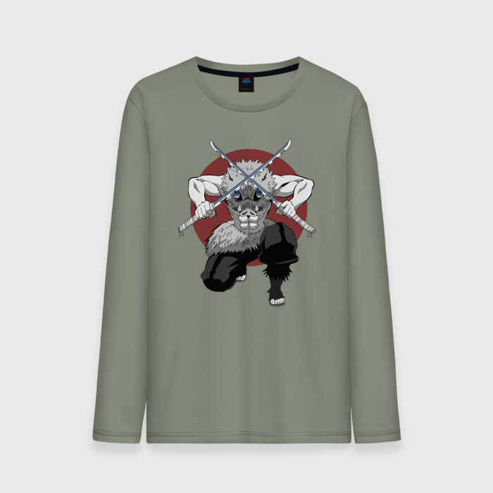 Мужской лонгслив хлопок Иноске фото