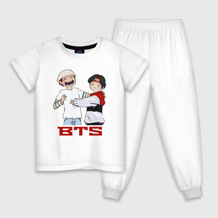 Детская пижама хлопок BTS фото