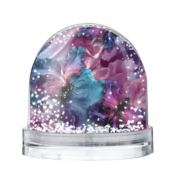 Снежный шар Цветы фото