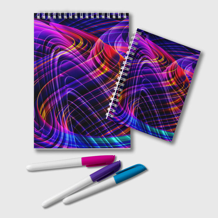 Блокнот ЦВЕТНЫЕ ЛИНИИ фото