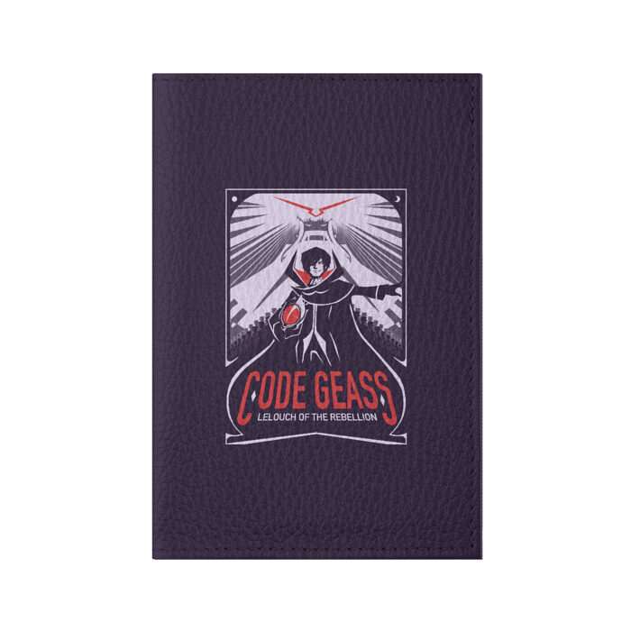 Обложка для паспорта матовая кожа Code geass Код Гиас фото