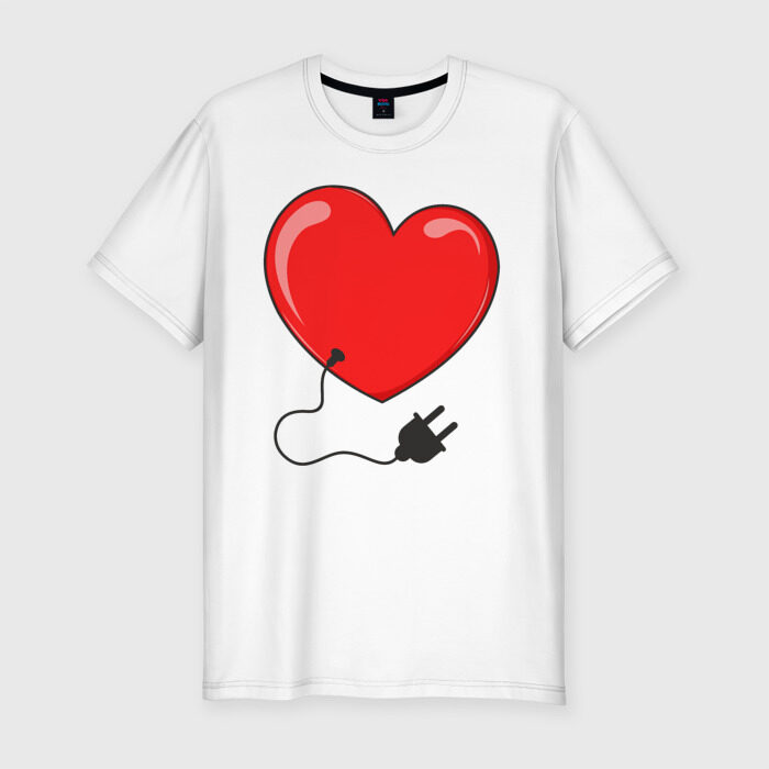 Мужская футболка хлопок Slim Выход фото