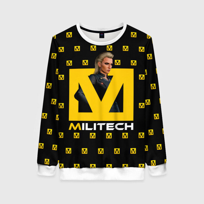 Женский свитшот 3D MILITECH Cyberpunk 2077 фото
