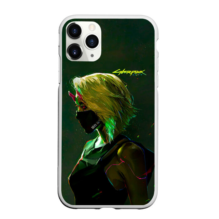 Чехол для iPhone 11 Pro матовый Cyberpunk 2077 фото