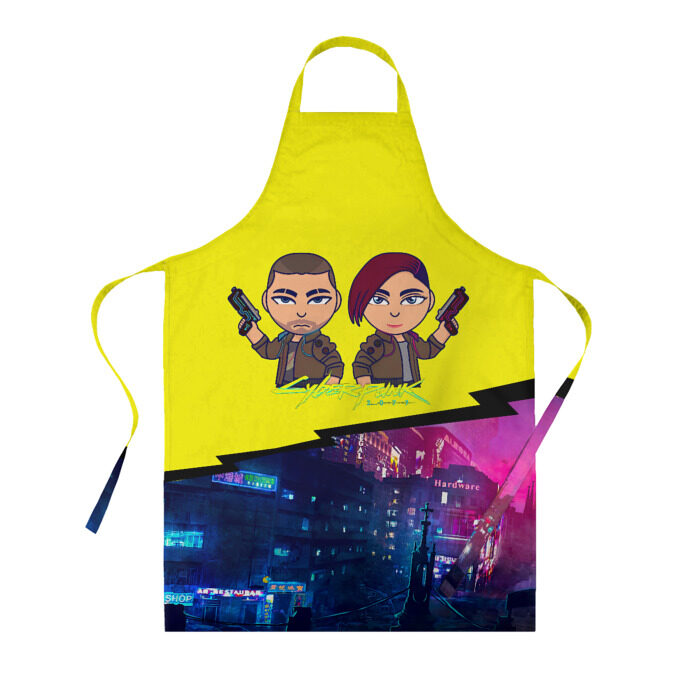 Фартук 3D Cyberpunk 2077 фото