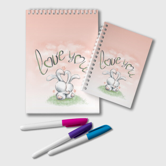 Блокнот Люблю тебя фото