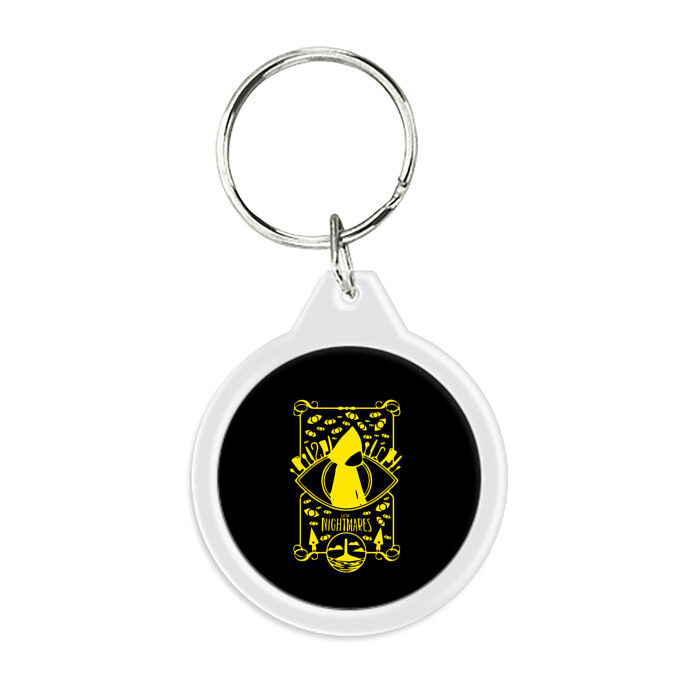 Брелок круглый little nightmares (портрет) фото