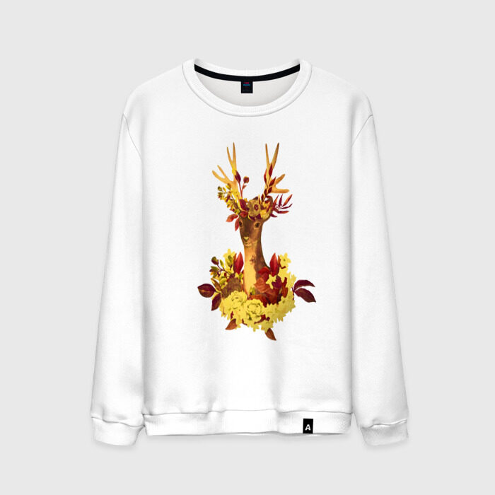 Мужской свитшот хлопок Олень фото