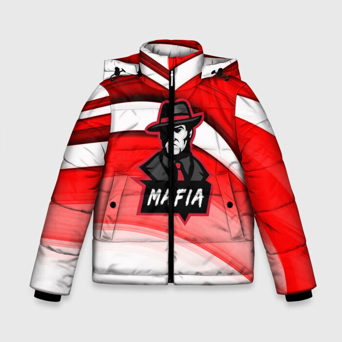 Зимняя куртка для мальчиков 3D MAFIA GAME (S) фото
