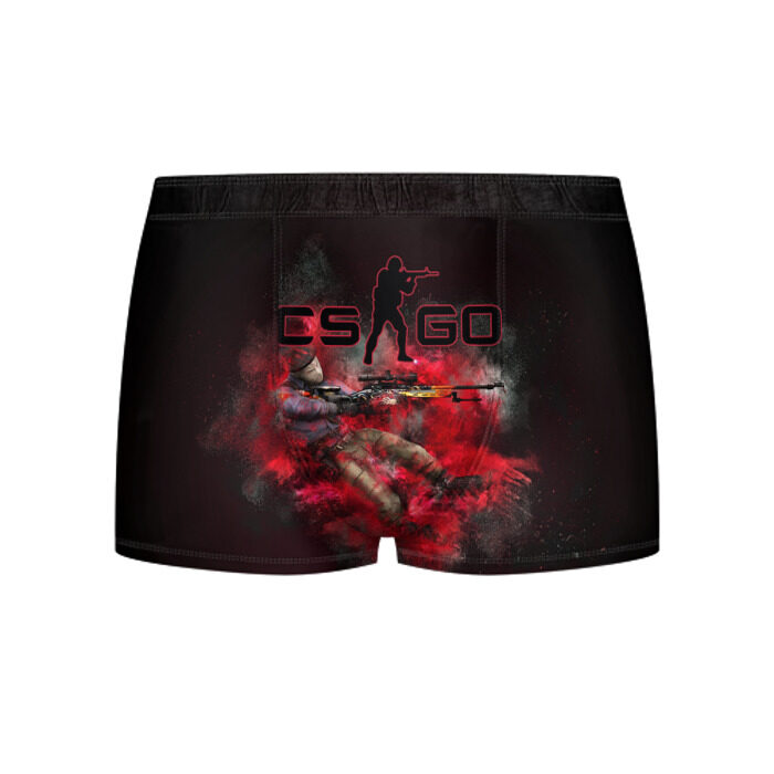 Мужские трусы 3D КС ГО фото