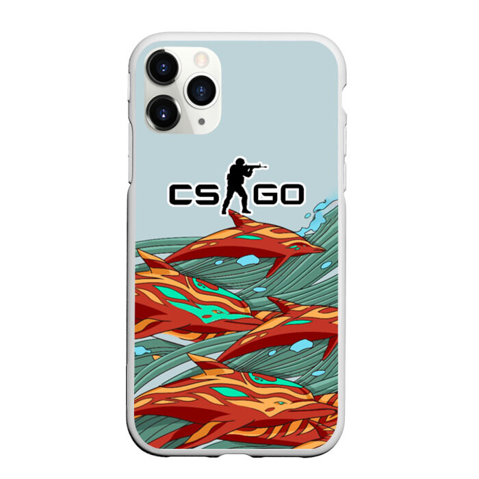 Чехол для iPhone 11 Pro матовый CS:GO Aquamarine Revenge | Аквамариновая Месть фото