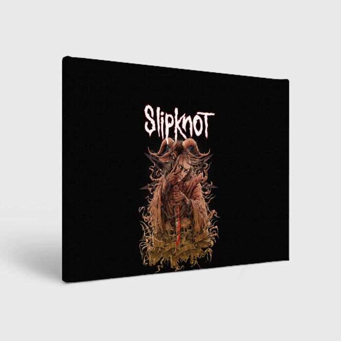 Холст прямоугольный SLIPKNOT фото