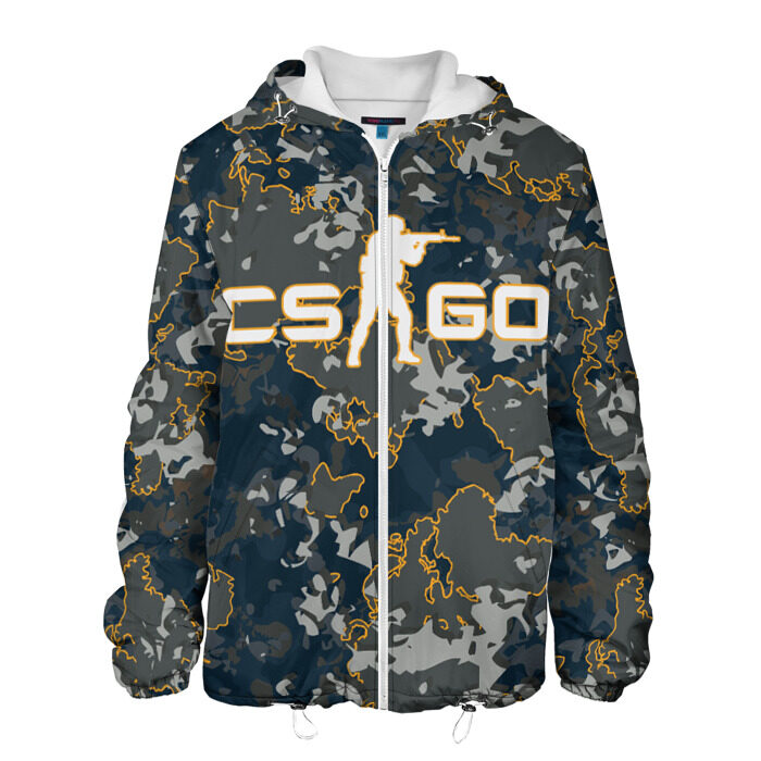 Мужская куртка 3D CS:GO - Camo фото