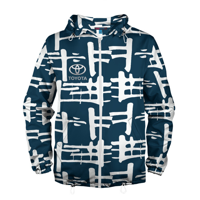 Мужская ветровка 3D Toyota фото