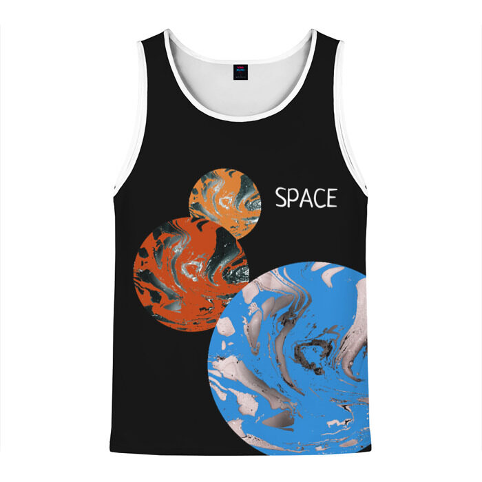 Мужская майка 3D SPACE фото