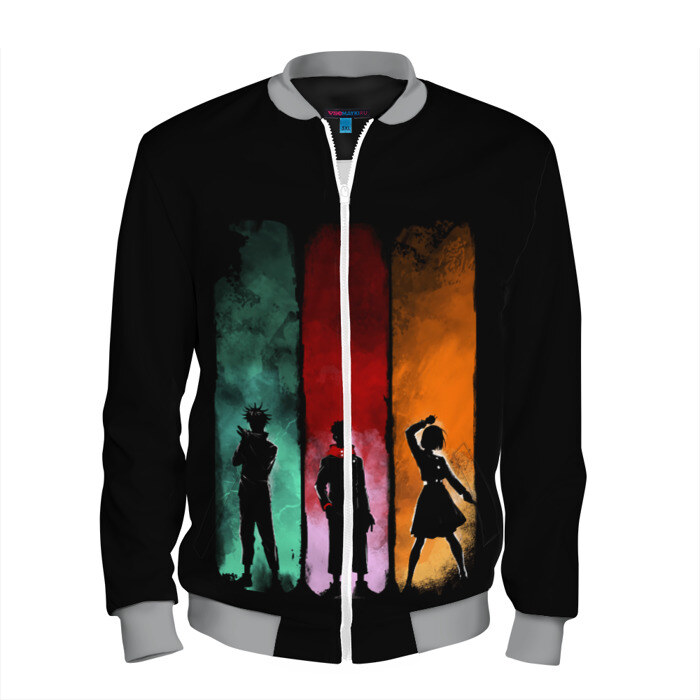 Мужской бомбер 3D Магическая Битва фото