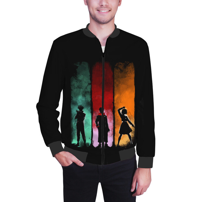 Мужской бомбер 3D Магическая Битва фото