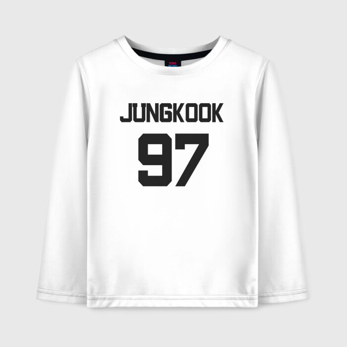 Детский лонгслив хлопок BTS - Jungkook 97 фото