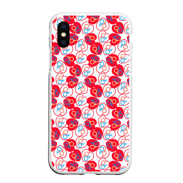 Чехол для iPhone XS Max матовый Любовь фото